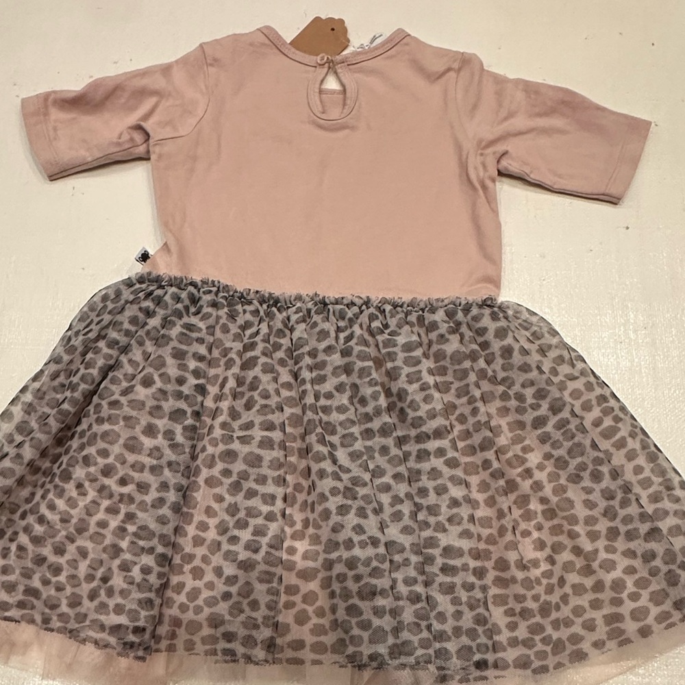 Huxbaby Pink and Gray Bear Dress - Picture 8 of 12